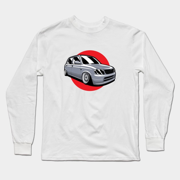 Silver Mira JDM Long Sleeve T-Shirt by KaroCars